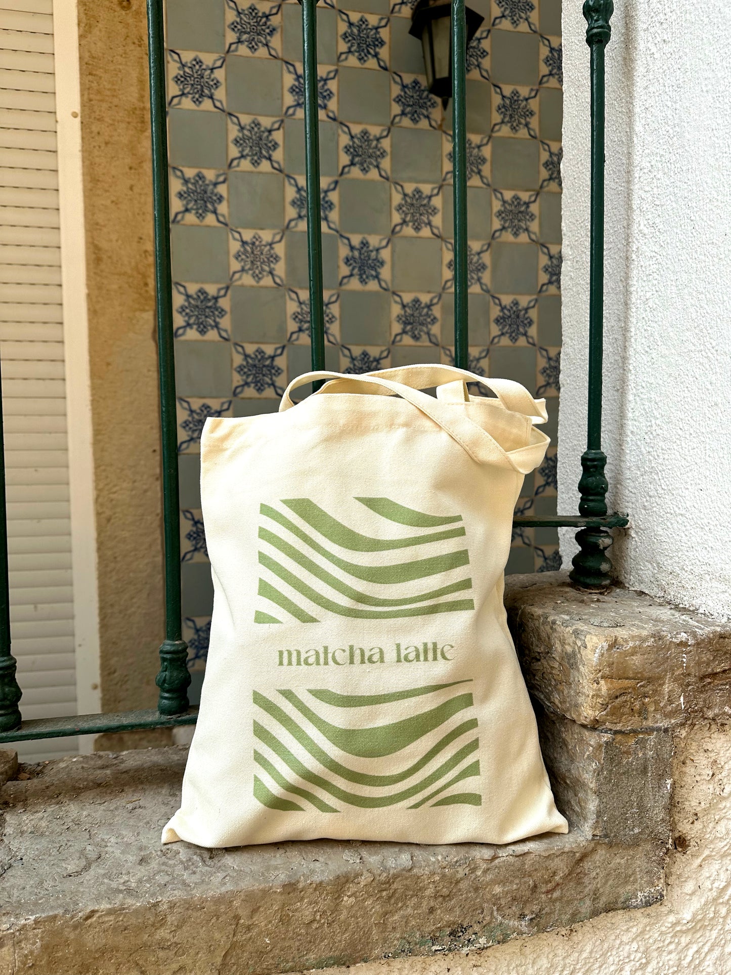 Matcha Latte Tote Bag