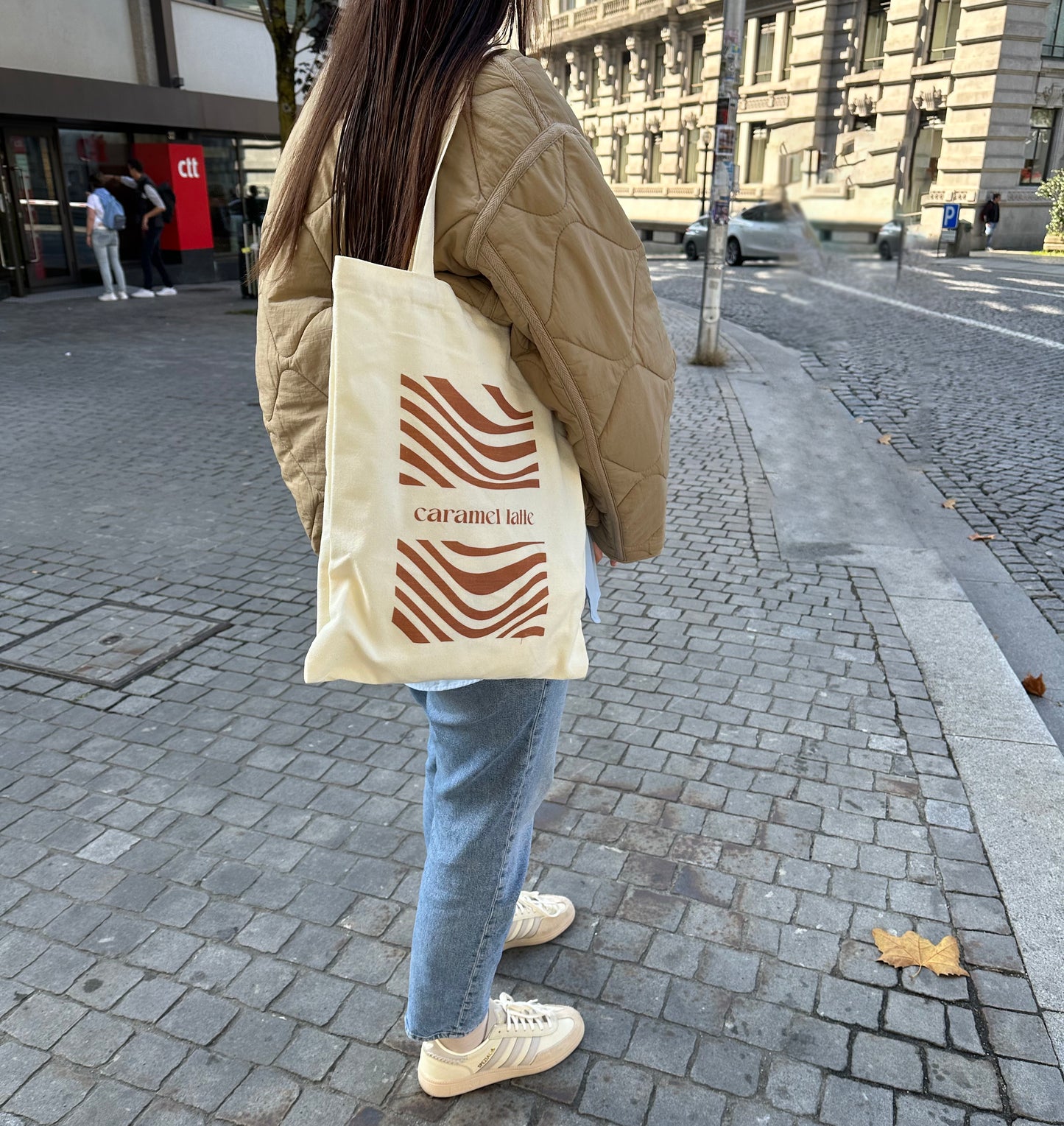 Caramel Latte Tote Bag