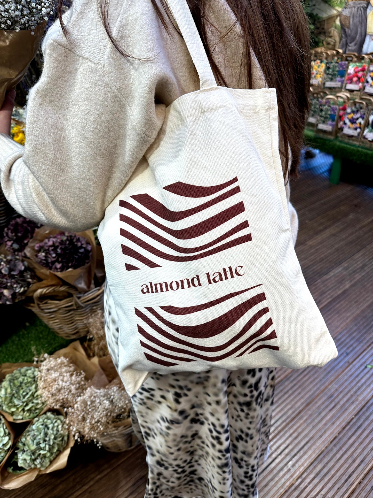 Almond Latte Tote Bag